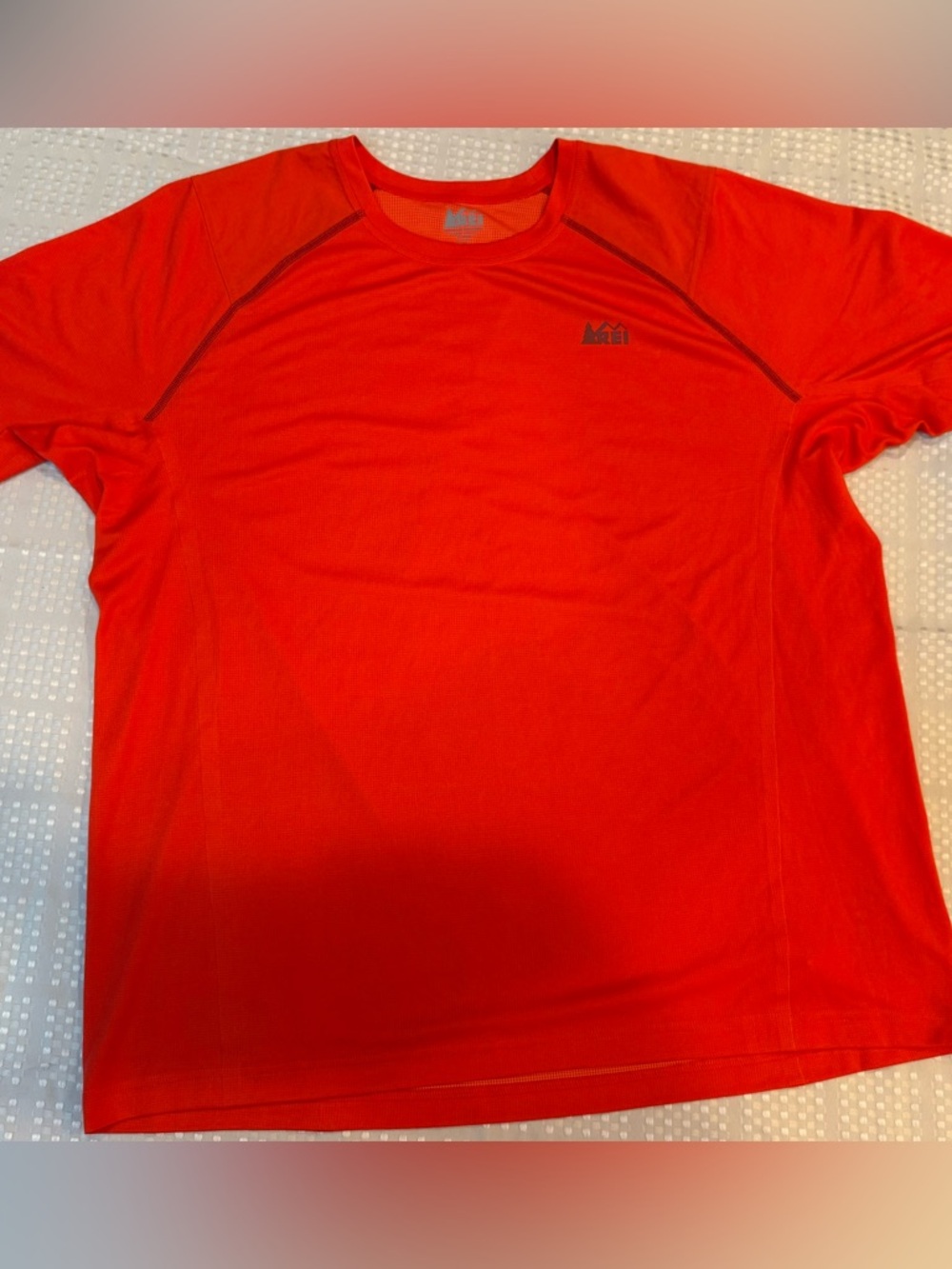 REI hiking tee red/orange, XL